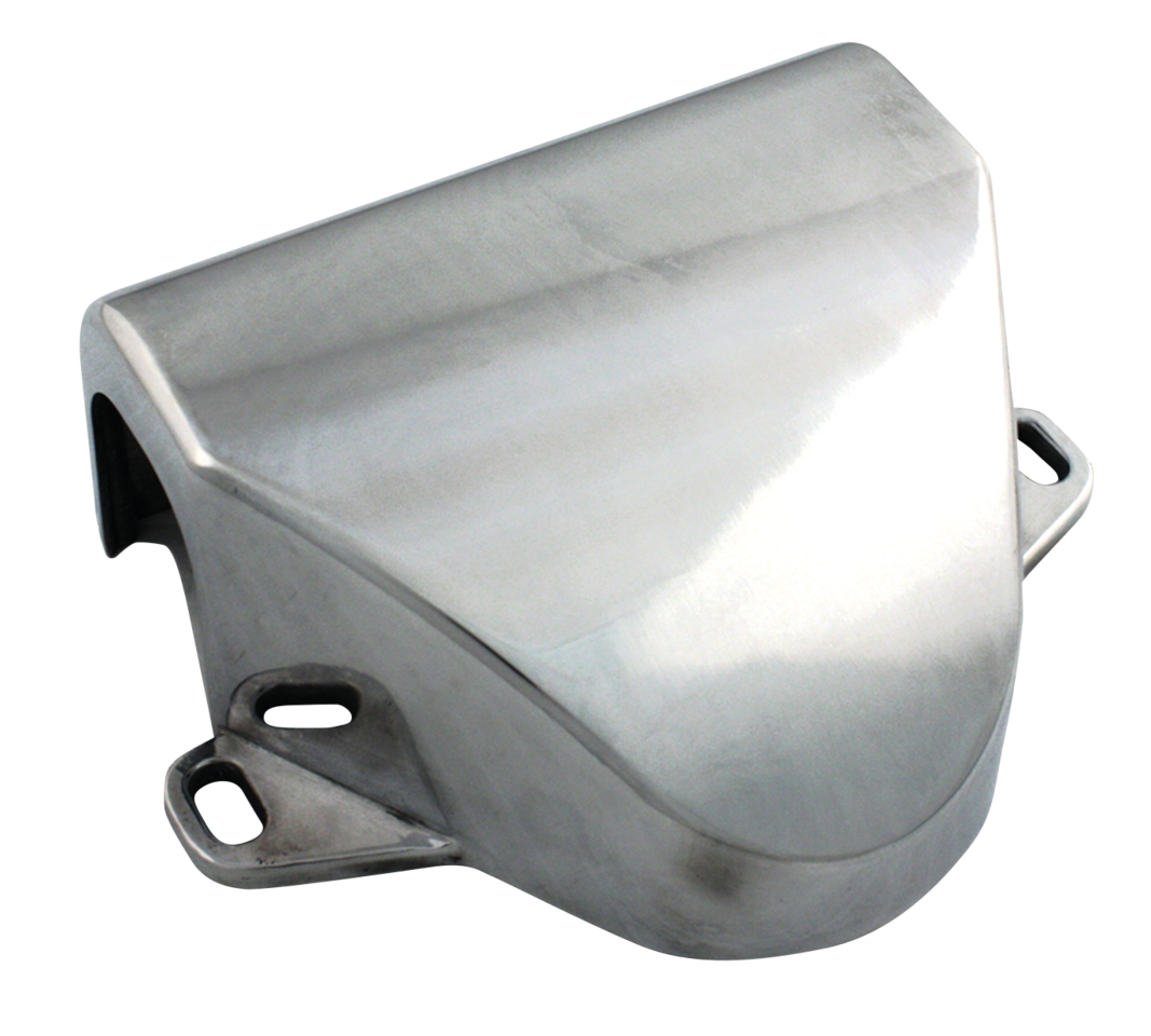 Polished Handlebar Clamp Cover Fl60 79 Handlebar Clamp V Twin Mfg