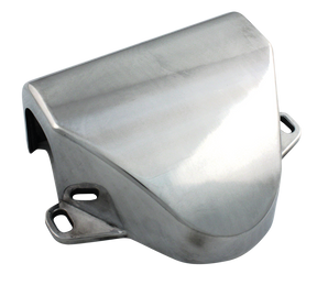 Polished Handlebar Clamp Cover Fl60 79 Handlebar Clamp V Twin Mfg