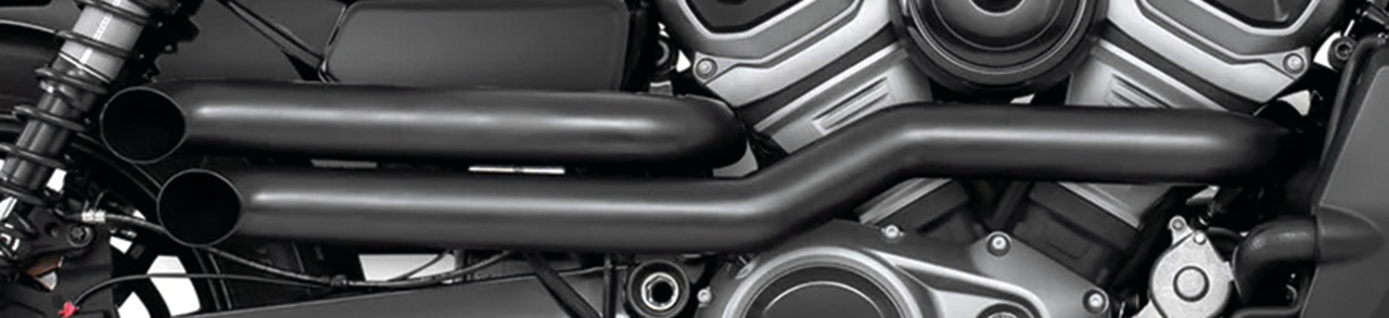 Mid Staggered Bl/Bl Decl Rh975 21 Up 2-2 Full Exhaust System Freedom Performance Exhaust