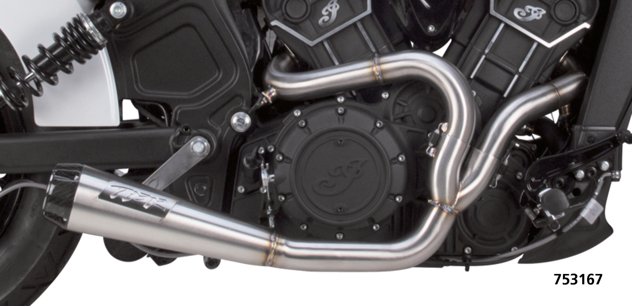 2 Bros 2 1 Stainless/Carbon Isc15 24 2-1 Full Exhaust System Two Brothers Racing