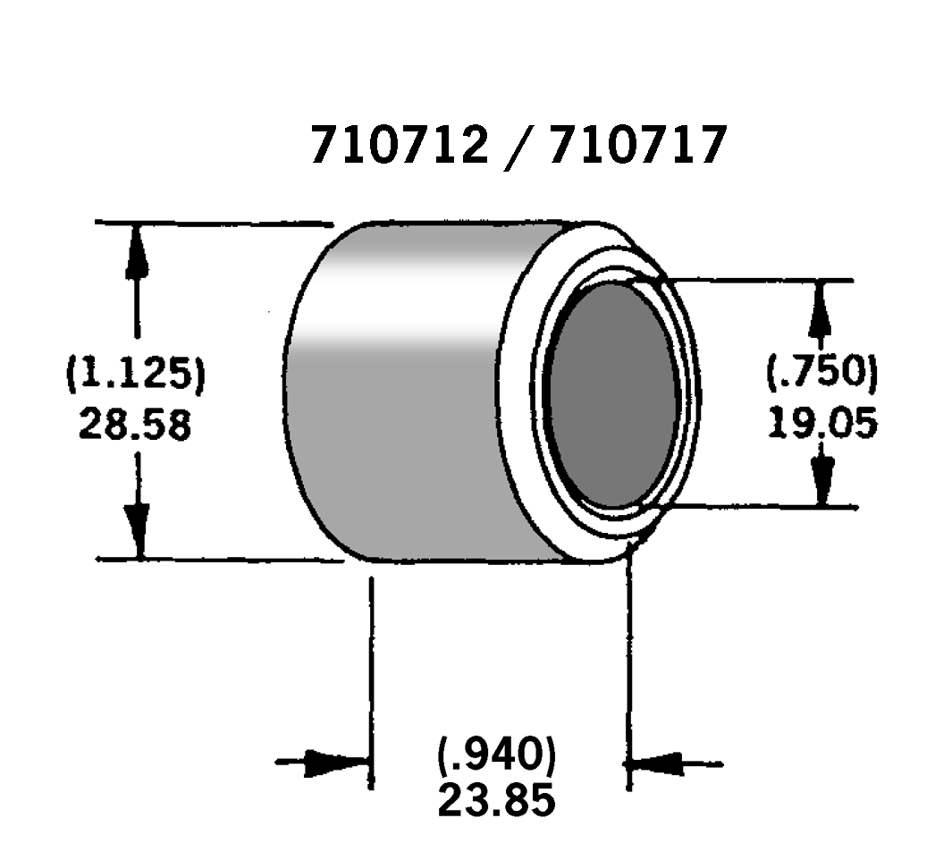 Axle Spacer Chrome Plated #43617 95