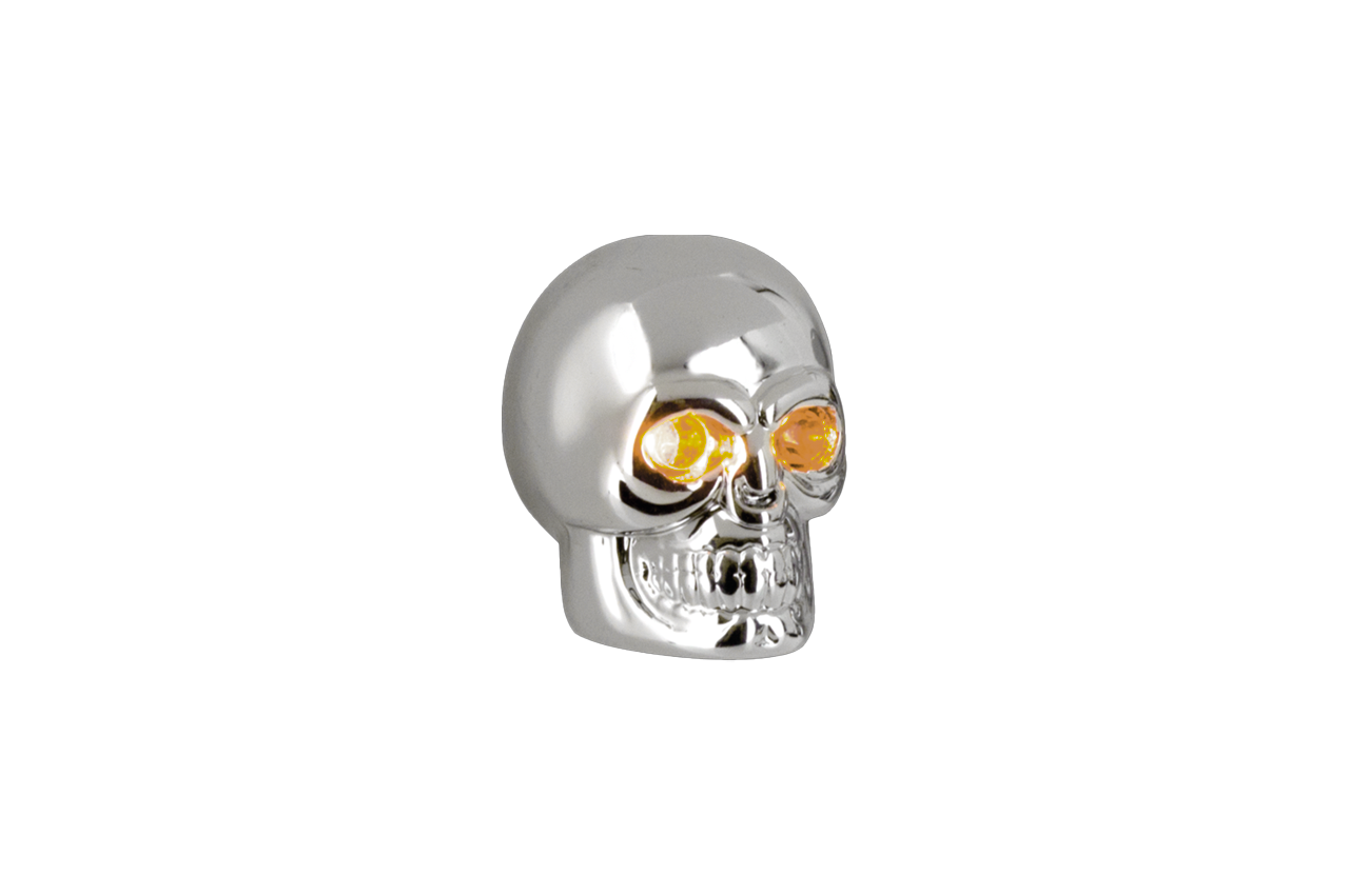 Gzp Cobalt Small Chr Skulls Amber Le Ds Turn Signals & Multi Function Lights Zodiac Default Title