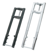 Black Fat Bubba Lower Forkleg Covers 8"O Front Forks Zodiac Default Title