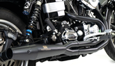 Redthunder 2-1 Exhaust - 06+ Dyna Full Exhaust System Redthunder