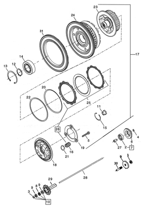 Gzp Clutch Adjusting Jam Nut #7848 W