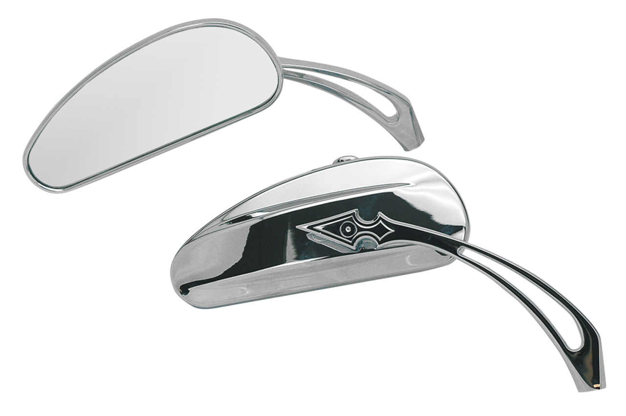 Gzp Chrome Custom Slimline Mirror Lef Mirror & Component Zodiac