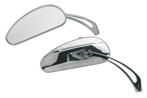 Gzp Chrome Custom Slimline Mirror Lef Mirror & Component Zodiac