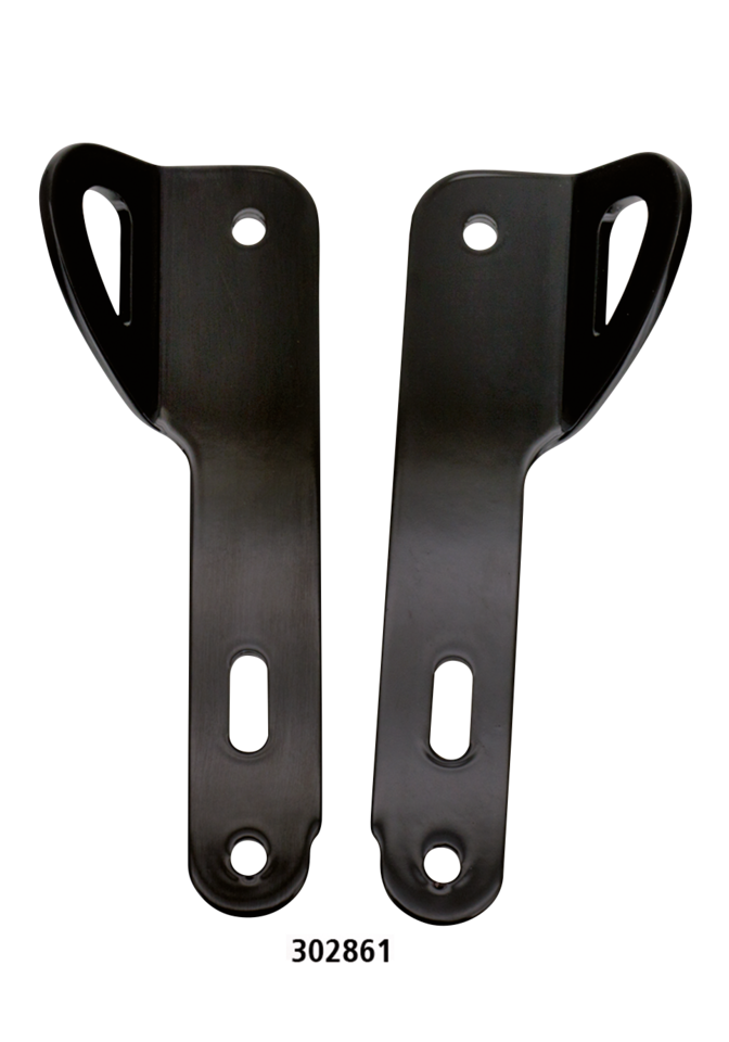 Gzp Blk Tie Down Bracket Kit Flh/T14 Up Transport & Tie-Down Zodiac Default Title