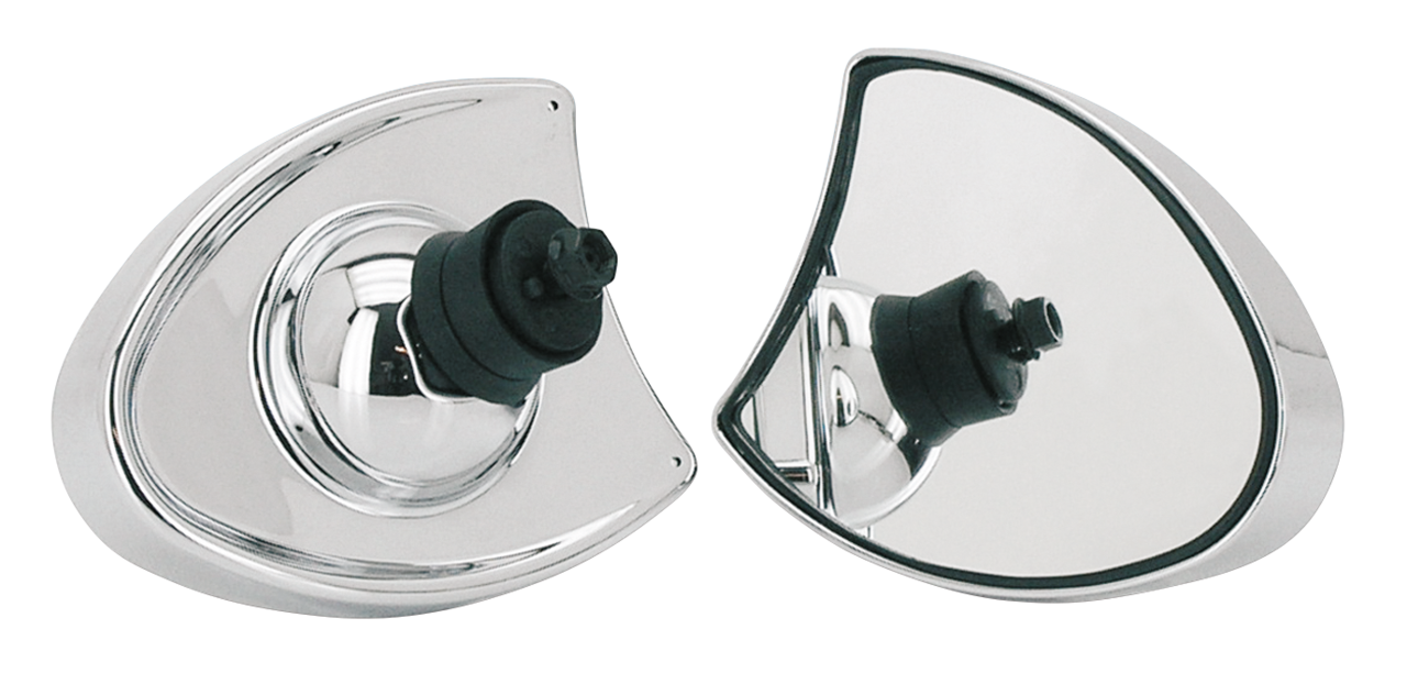 Gzp Black Bat Wing Mirrors Flh/T96 13 Mirror & Component Zodiac Default Title