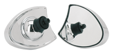 Gzp Black Bat Wing Mirrors Flh/T96 13 Mirror & Component Zodiac Default Title