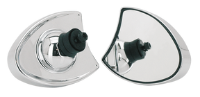 Gzp Black Bat Wing Mirrors Flh/T96 13 Mirror & Component Zodiac Default Title