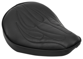 Flame Solo Seat Black Vinyl Solo Seat V Twin Mfg Default Title