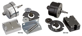 Alternator Conversion Kit Bt41 69 Chrome Generator Parts V Twin Mfg