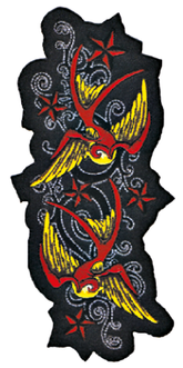 Sparrows Mini 6" X 5" Patch & Pin Lethal Threat Default Title