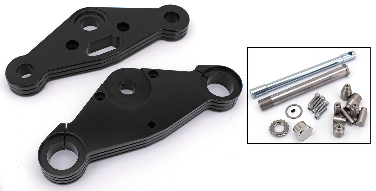 Black Anodized Bubba Triple Trees 3dgr Triple Tree Kit Zodiac Default Title