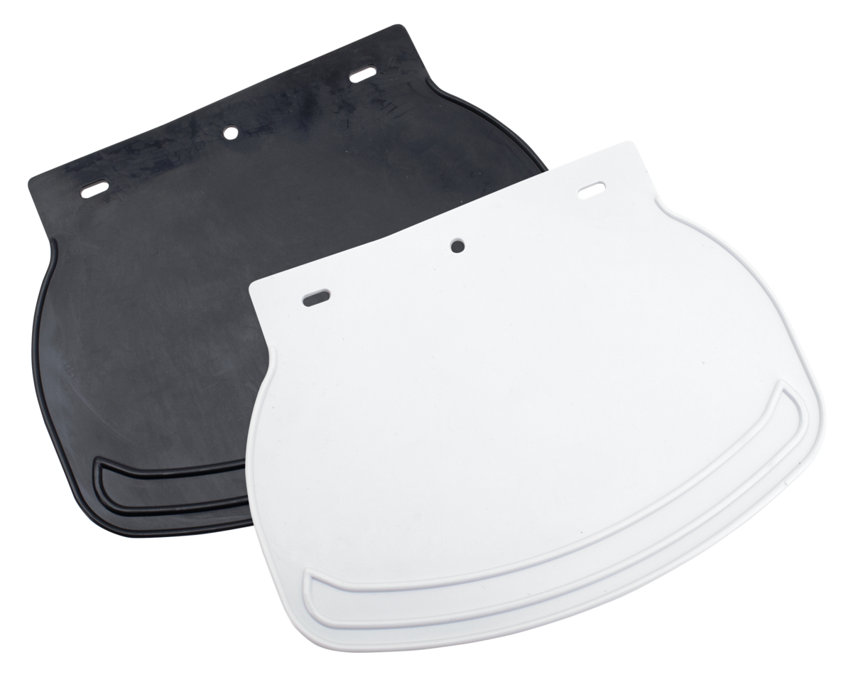 Rubber Mud Flap Plain Black Fender Bib & Skin V-Twin Manufacturing
