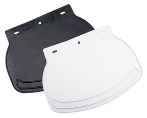 Rubber Mud Flap Plain Black Fender Bib & Skin V-Twin Manufacturing