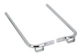 Gzp Chrome Saddlebag Support Kit Flh/T85 Saddlebag Guards & Supports Zodiac Default Title