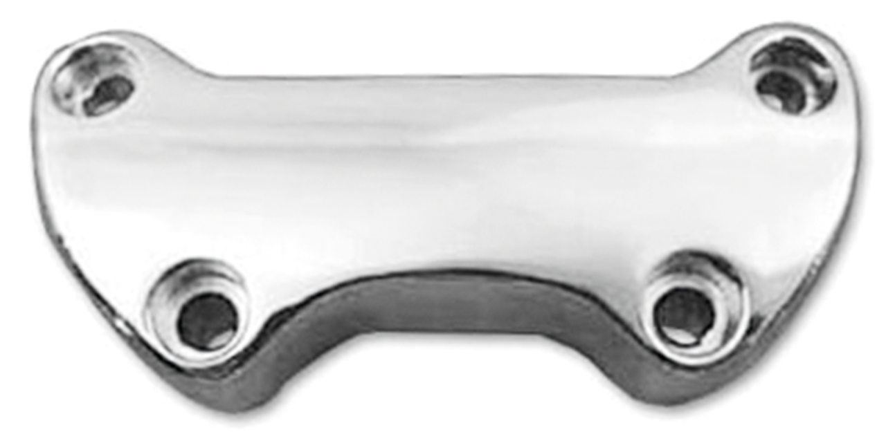 Top Riser Clamp Skirted 1" Chr Hd73 Up Handlebar Risers V Twin Mfg Default Title