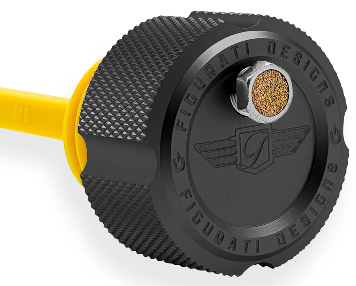 Perf. Dipstick Knurled Black Flh/T17 Up Oil Dipstick Figurati Designs