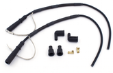 Hot Wires Univ.Street 2xstr. Black 23" Spark Plug Wire Nology Default Title
