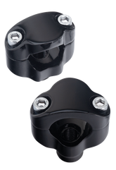 Black 1.5" High Risers For 1.25" Bars Riser V Twin Mfg Default Title