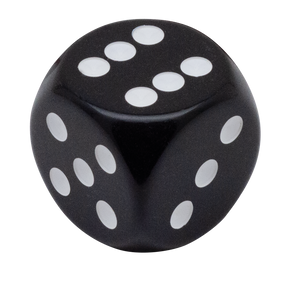 Dice Shifter Knob Black W/ White Dots Hand Shifter V Twin Mfg