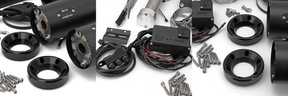 Mcj Adj. Exhaust Rh1250 S25 Up Black Full Exhaust System Mcj