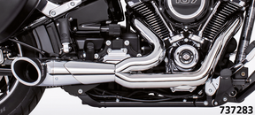 2 1 Turnout St18 Up Chr/Blk 2-1 Full Exhaust System Freedom Performance Exhaust