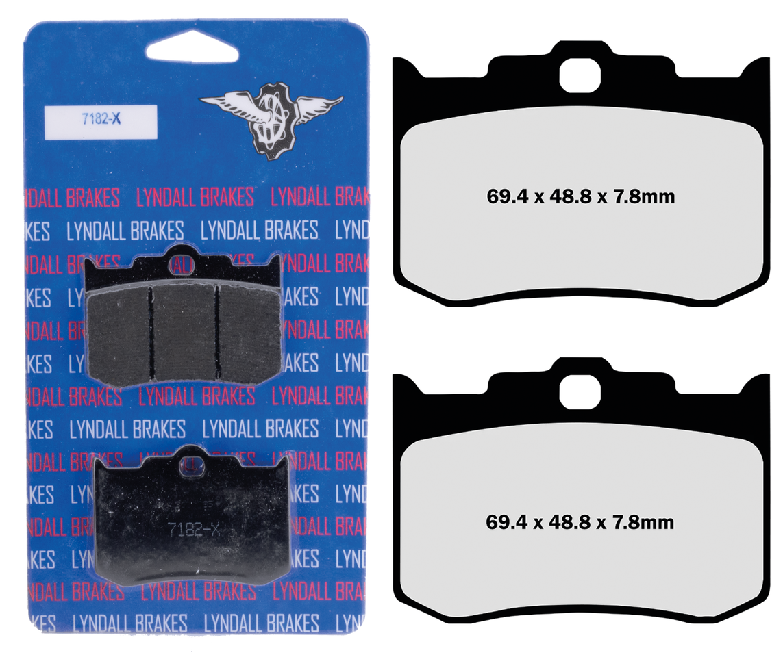 Fr+Rr Pads Xtreme Pm Four Piston Caliper Brake Pads Lyndall Brakes Default Title