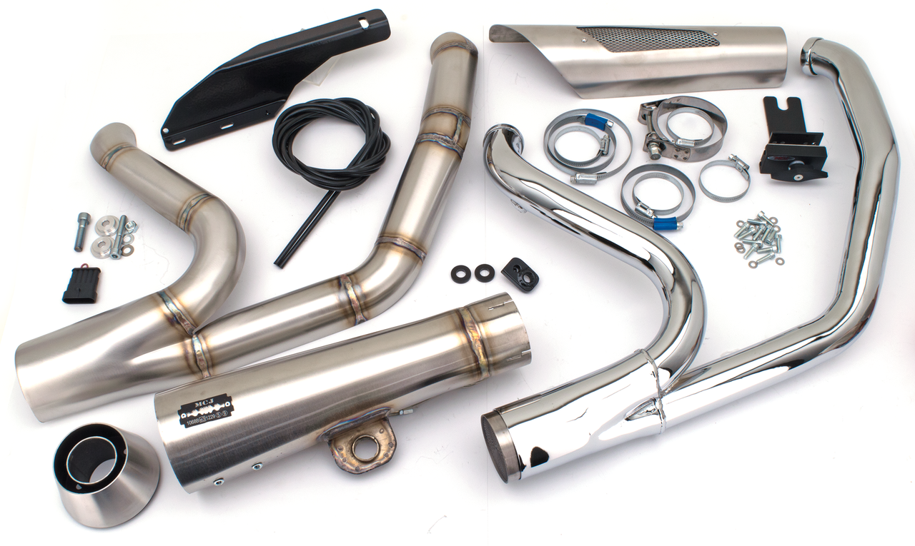 Mcj 2 1 Shorty Flh/T14 16 Stainless 2-1 Full Exhaust System Mcj Default Title