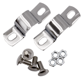 U Clamps Oil Tank Mount Chrome Bt36 57 Oil Tank Mount Kit & Bracket V Twin Mfg Default Title
