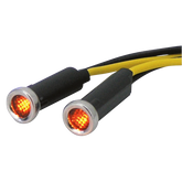 Gzp Led Indicator Light Amber Lens Stain Indicator Light Zodiac Default Title