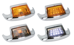 Gzp Chrome Abs Fender Tip Front Amber Le Fender Lights & Ornaments Zodiac