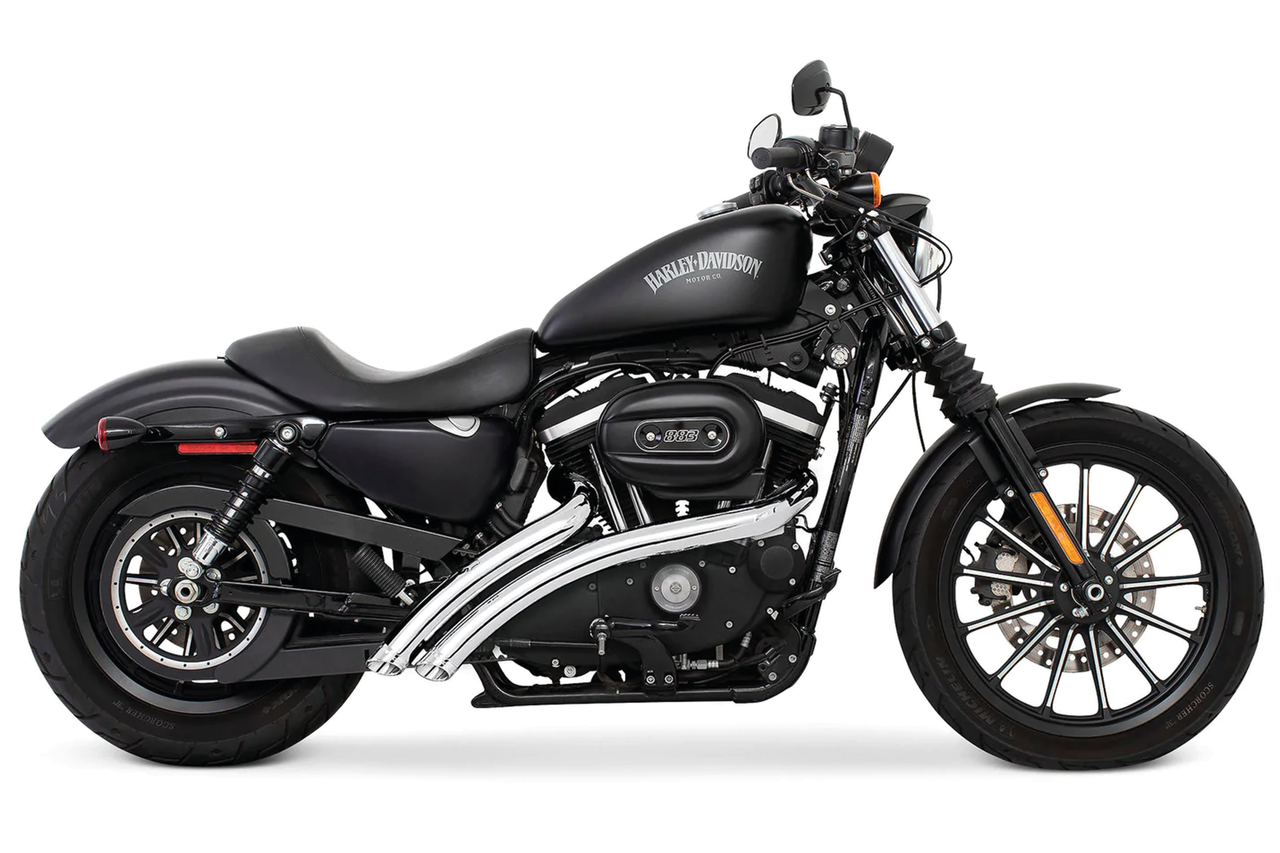 Radical Radius High Chr W/Caps Xl04 Up 2-2 Full Exhaust System Freedom Performance Exhaust Default Title