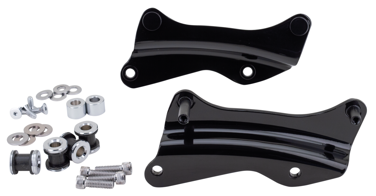 Gzp Blk 4 Point Docking Kit Flh/T14 Up Sissy Bar Docking Hardware Zodiac Default Title