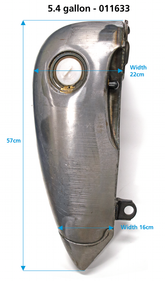 Gzp Soft Flat Side +4" Gastank Flsh 5.4 Fat Bob Gas Tank Zodiac Default Title