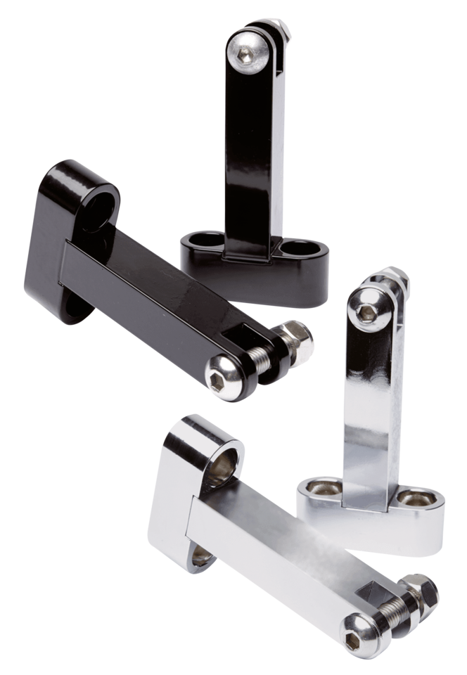 Bracket Mounting Rear Flrbrd Blk Foot Peg Mount & Hardware Vity's Design