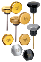 Black Duck Rnd Oilcap 24 K Gold Fxd99 05 Oil Tank Plug & Cap Black Duck Parts Default Title