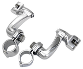 Highway Bar Peg Mounts Chrome Highway Peg & Mount V Twin Mfg Default Title