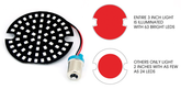 Turn Sig Led Insert Pancake 3" Red Light Bulbs & LEDs Cyron Default Title