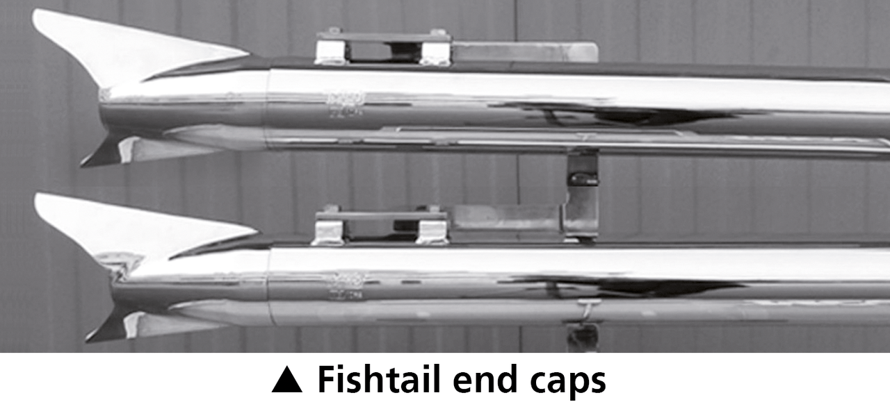Mcj End Caps Royal 80 Fishtail Chrome Exhaust End Cap Mcj
