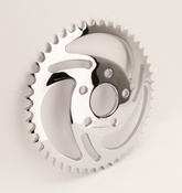 Gzp Chrome Swirled Sprocket 46 T Fxr 82 8 Rear Wheel Sprocket Zodiac Default Title