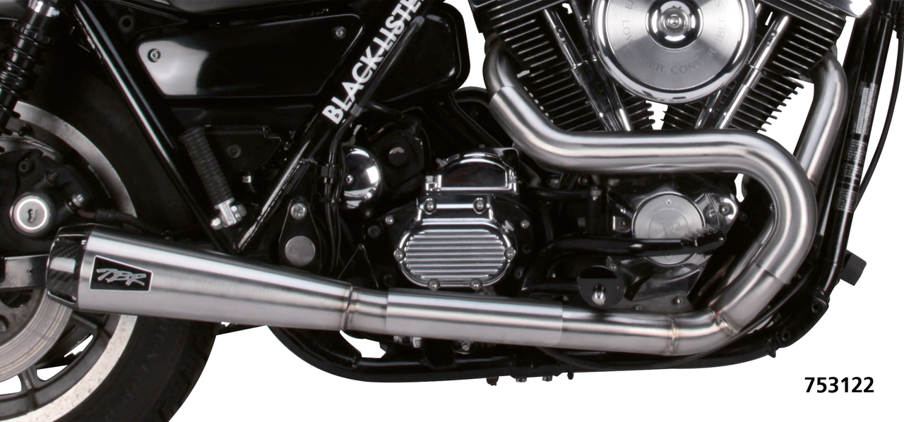 2Bros FXR87-94 2-1 SS CF Race Exhaus Full Exhaust System Two Brothers Racing Stainless Steel