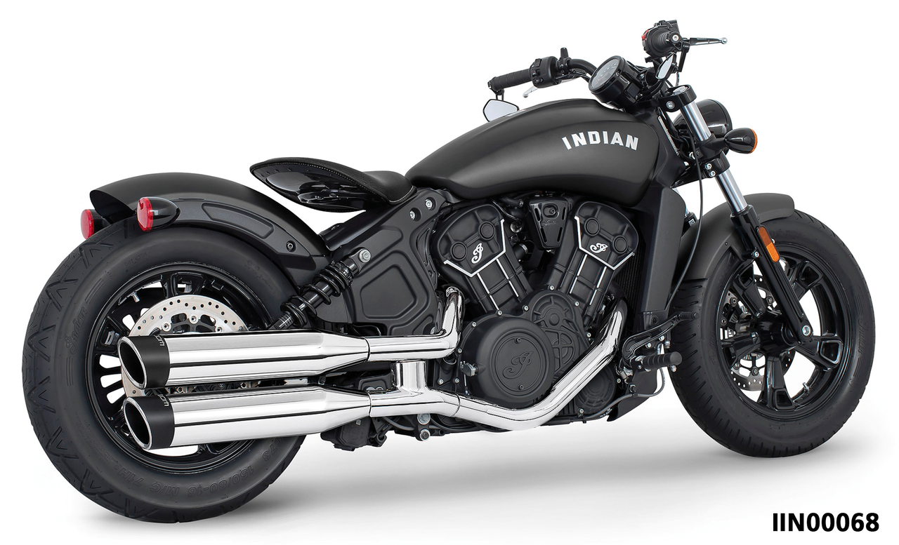 Freedom Liberty Mufflrs Chr/Blk Isc15 24 Slip-On & Muffler Freedom Performance Exhaust Default Title