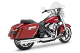 Fld/Fxdl12 17 Racing 4" Single So Ch/Bk Slip-On & Muffler Freedom Performance Exhaust Default Title