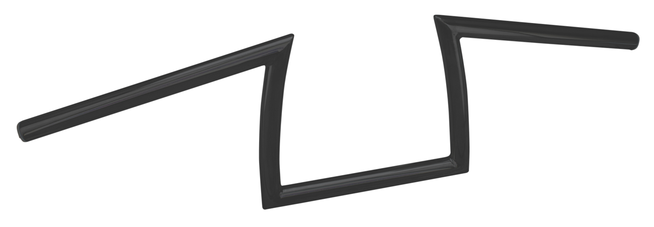 Zcp Donkey Bar+ Black Non Dimpled 8" One Inch Diameter Handlebars Zodiac Default Title