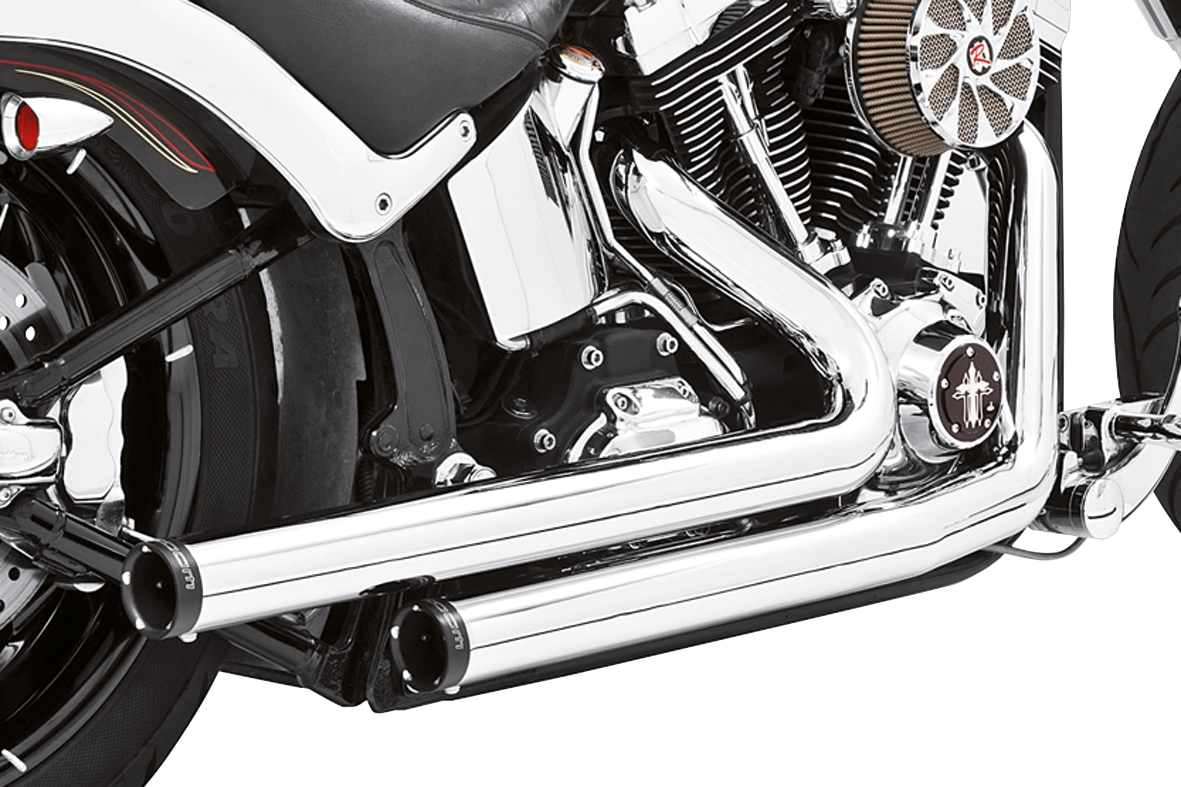 Staggered Duals Chr/Blck F*St86 17 2-2 Full Exhaust System Freedom Performance Exhaust