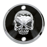 Gzp Skull Blck/Chrome Points Cover Verti Engine Cover Zodiac Default Title