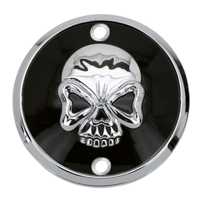 Gzp Skull Blck/Chrome Points Cover Verti Engine Cover Zodiac Default Title